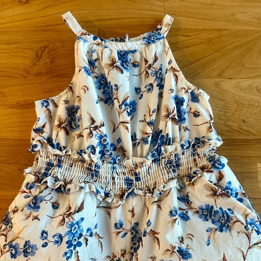 Janie + Jack Floral Border Jumpsuit Size 12-18 Months - Picture 4 of 15